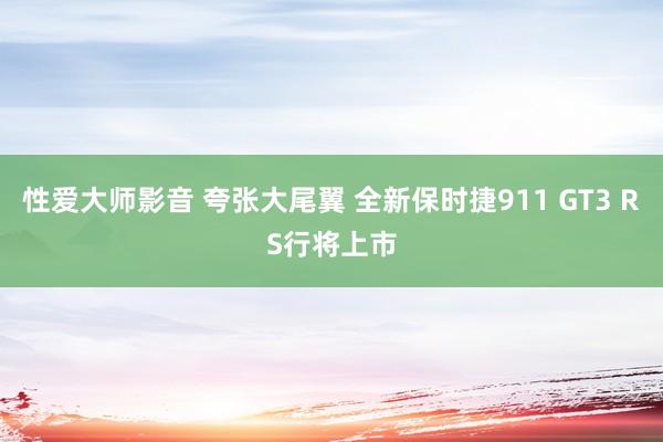 性爱大师影音 夸张大尾翼 全新保时捷911 GT3 RS行将上市